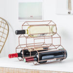 Geometric Wine Display Rack - Image 3