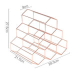 Geometric Wine Display Rack - Image 2