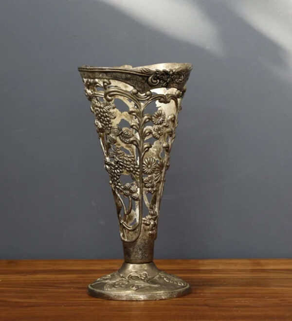 Handmade Metal Flower Vases & Planters - Image 3