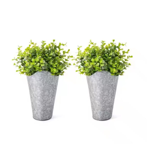 Handcrafted Metal Flower Vase