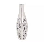 Elegant Long Neck Metal Vase – Stylish Home Decor Accent - Image 2